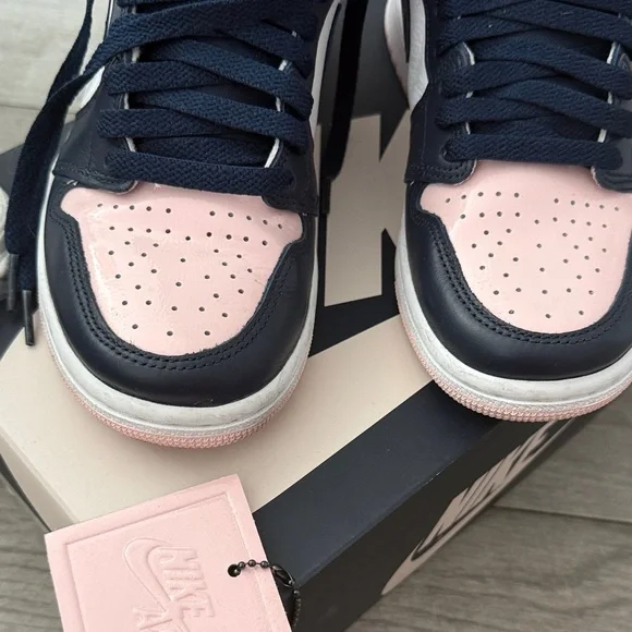Nike Air Jordan Retro High in Pink and Black Bubble Gum